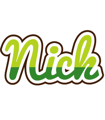 Nick golfing logo