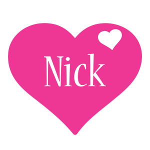 Nick love-heart logo