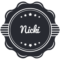 Nicki badge logo