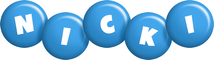 Nicki candy-blue logo