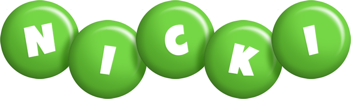 Nicki candy-green logo