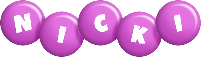 Nicki candy-purple logo