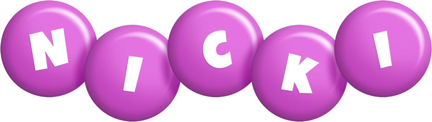 Nicki candy-purple logo