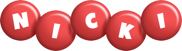Nicki candy-red logo