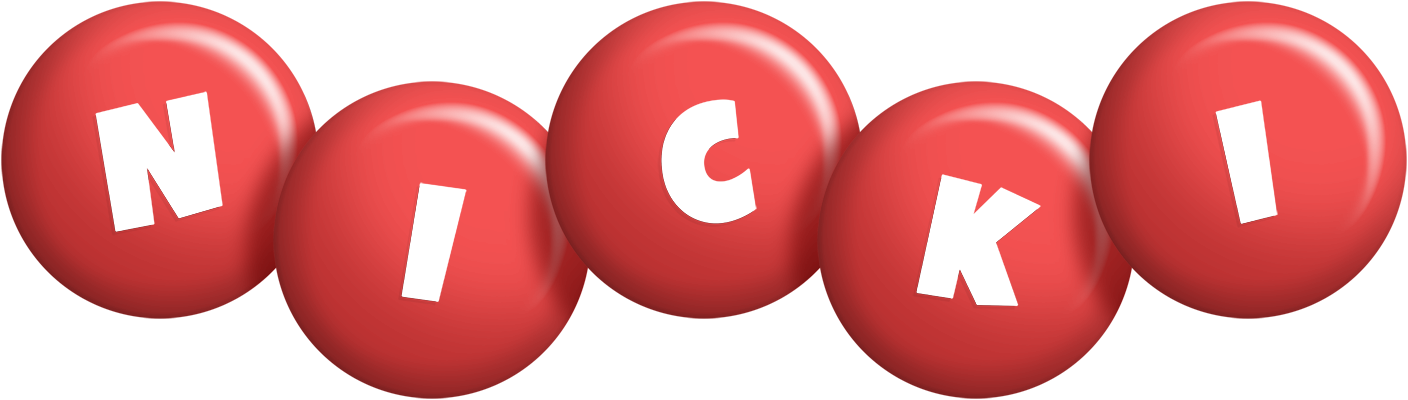 Nicki candy-red logo
