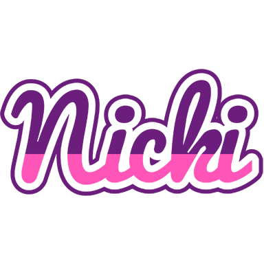 Nicki cheerful logo