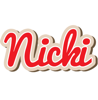 Nicki chocolate logo