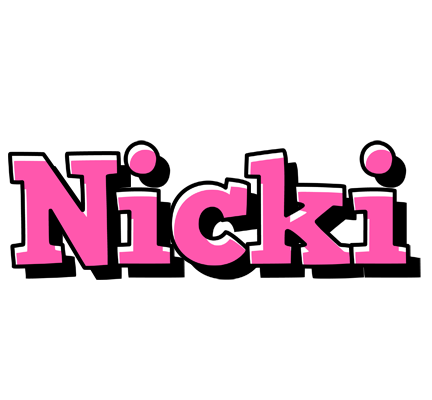 Nicki girlish logo