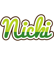 Nicki golfing logo