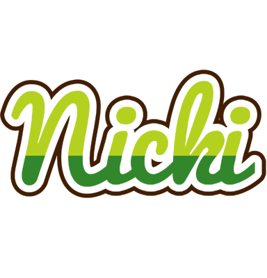 Nicki golfing logo