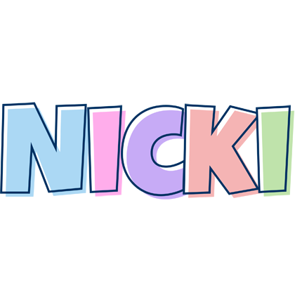 Nicki pastel logo