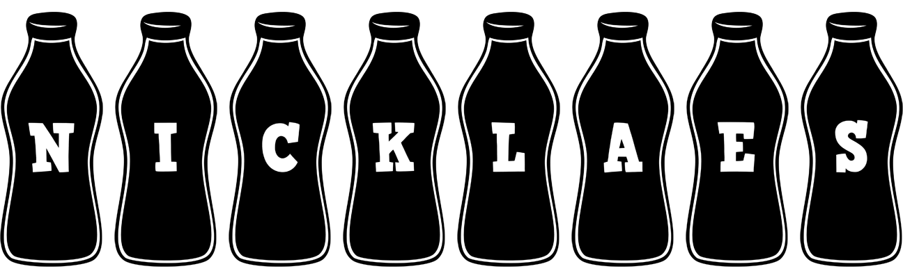 Nicklaes bottle logo