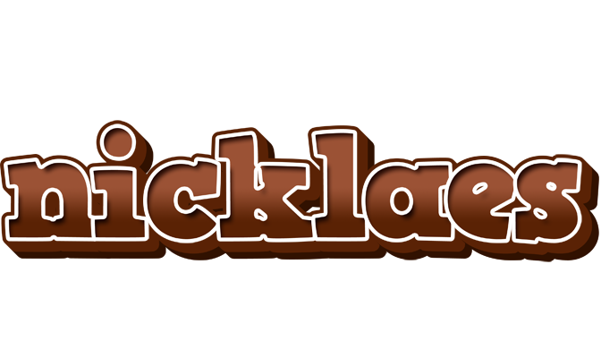 Nicklaes brownie logo