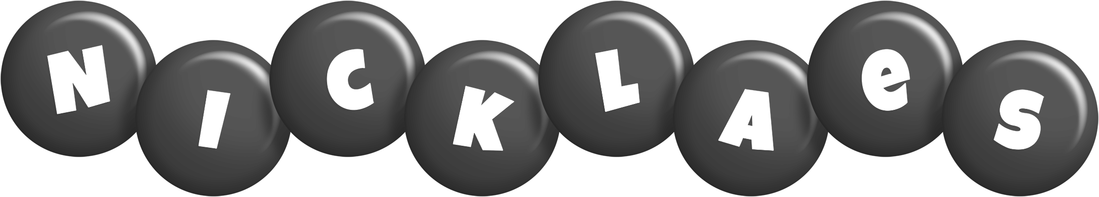 Nicklaes candy-black logo