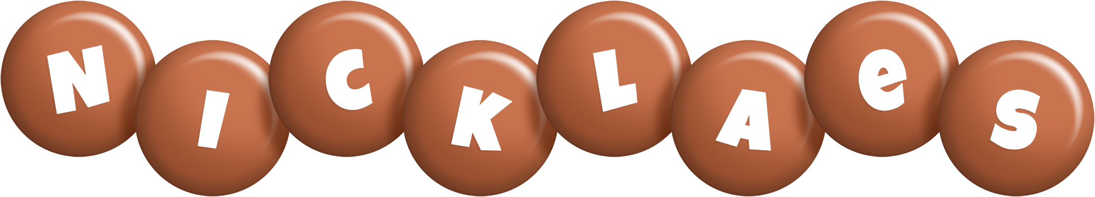 Nicklaes candy-brown logo