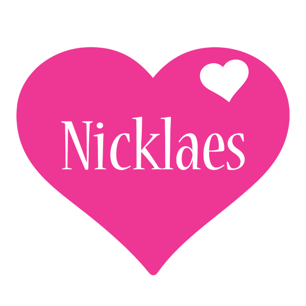 Nicklaes love-heart logo