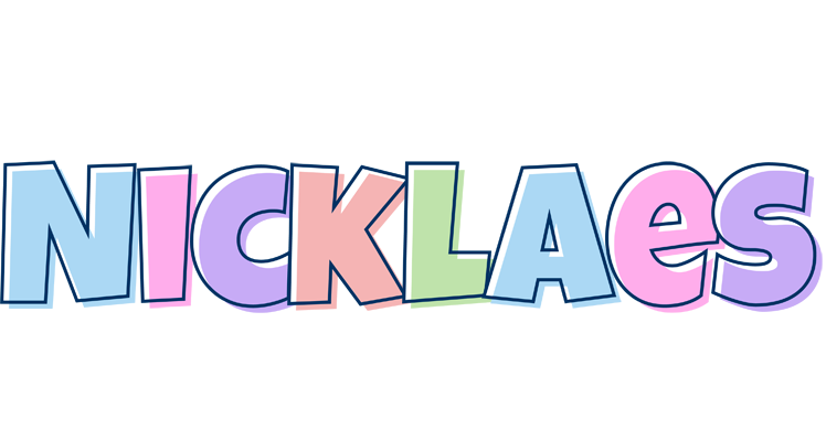 Nicklaes pastel logo