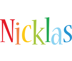 Nicklas birthday logo