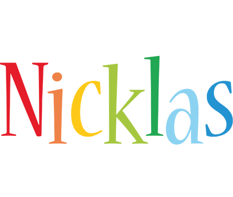 Nicklas birthday logo
