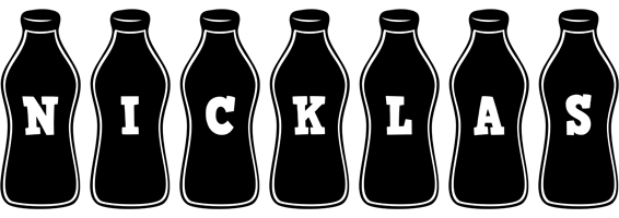 Nicklas bottle logo