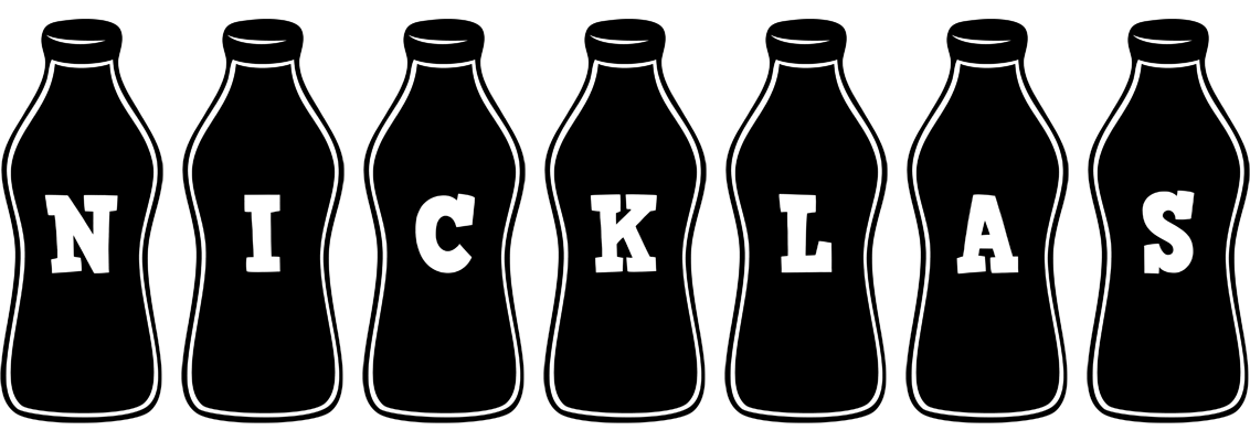 Nicklas bottle logo