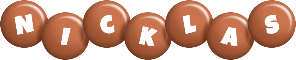 Nicklas candy-brown logo