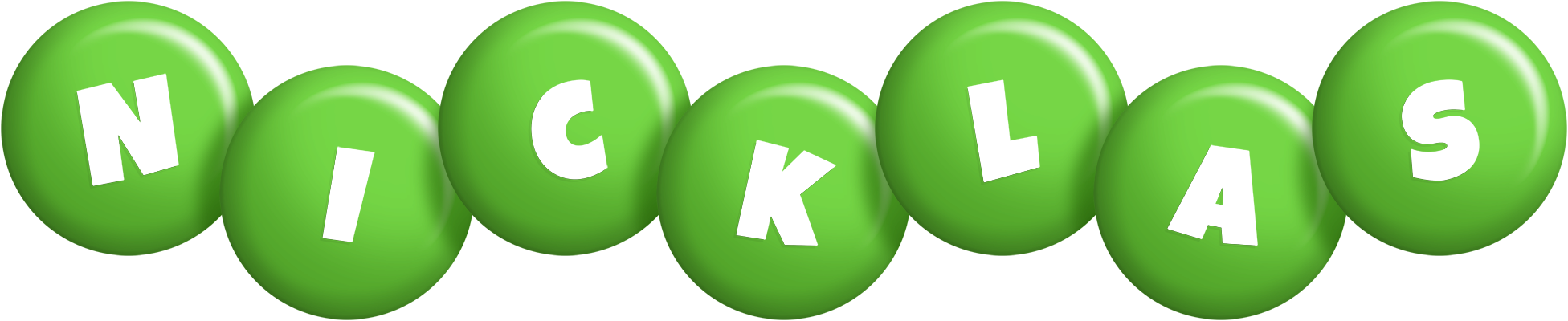 Nicklas candy-green logo
