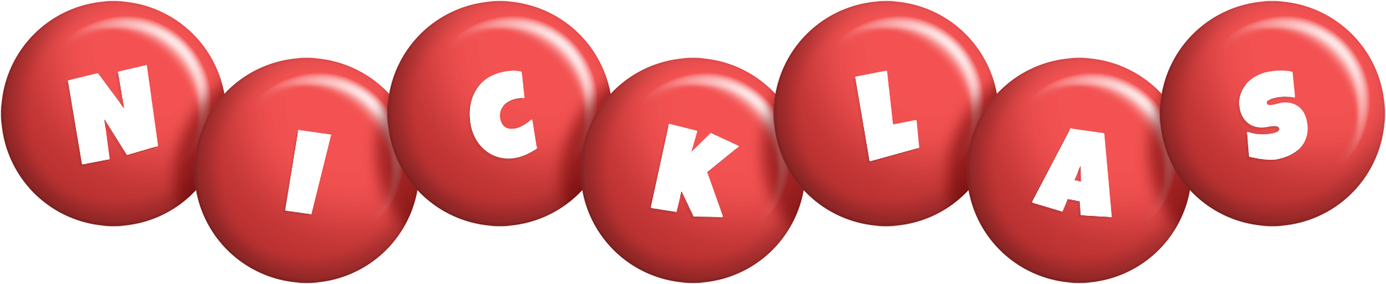 Nicklas candy-red logo