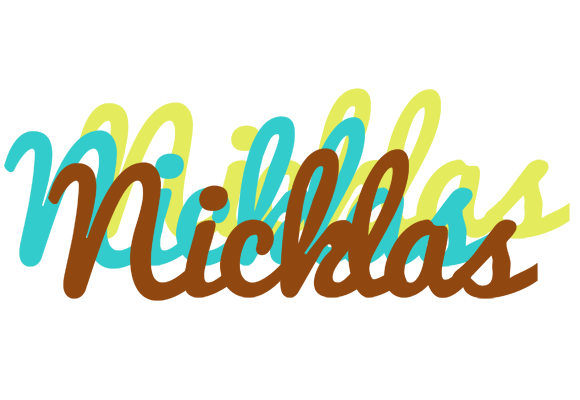 Nicklas cupcake logo