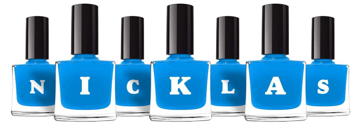 Nicklas glossy logo