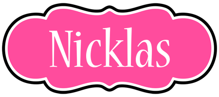 Nicklas invitation logo