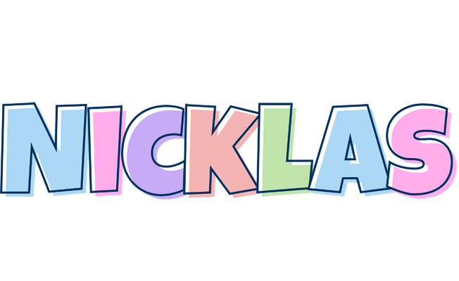 Nicklas pastel logo