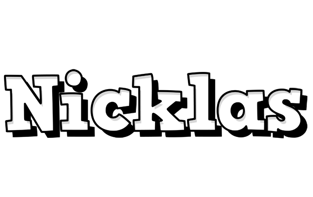Nicklas snowing logo