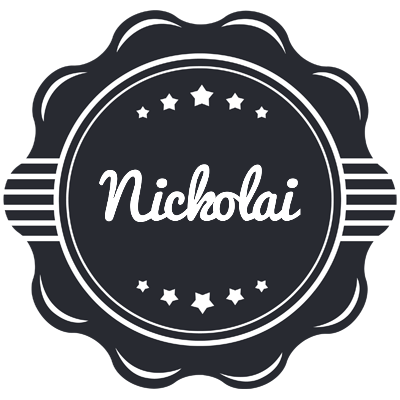 Nickolai badge logo