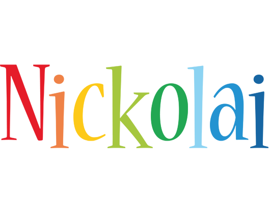 Nickolai birthday logo