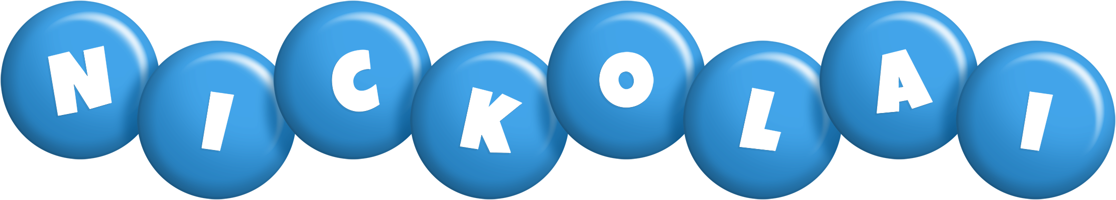 Nickolai candy-blue logo
