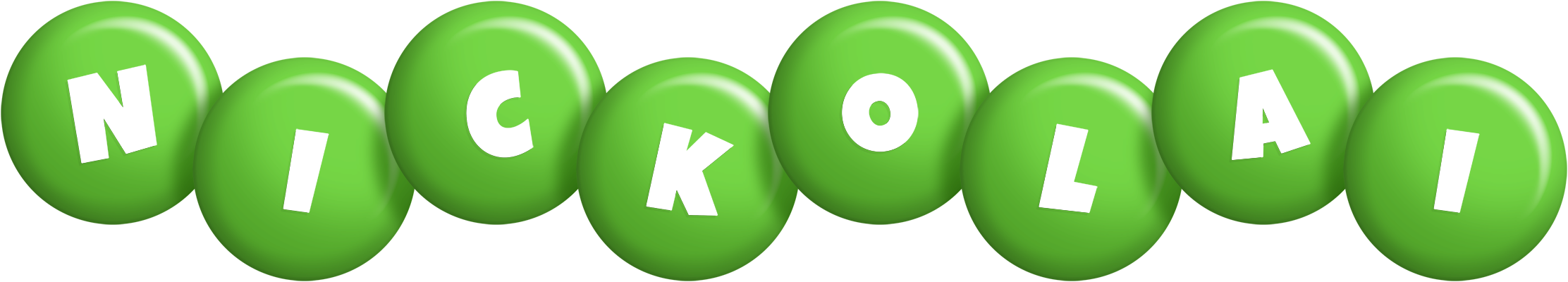 Nickolai candy-green logo