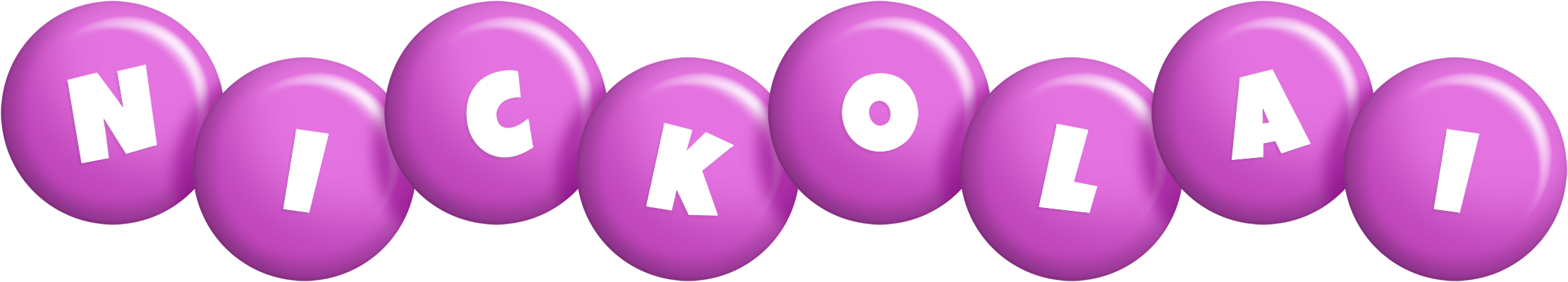 Nickolai candy-purple logo