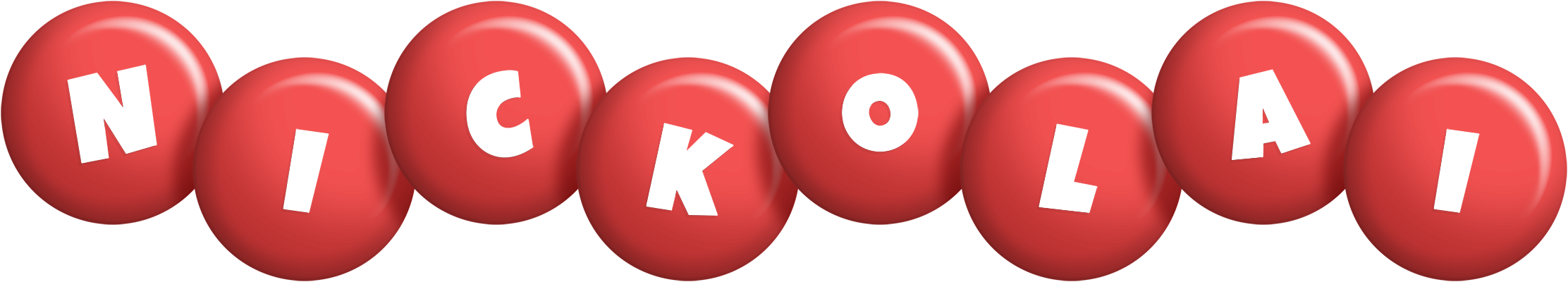 Nickolai candy-red logo