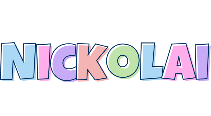 Nickolai pastel logo