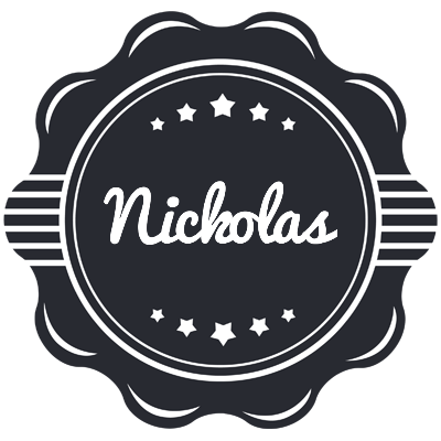 Nickolas badge logo