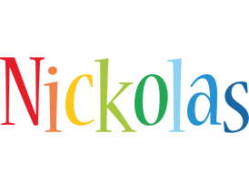Nickolas birthday logo