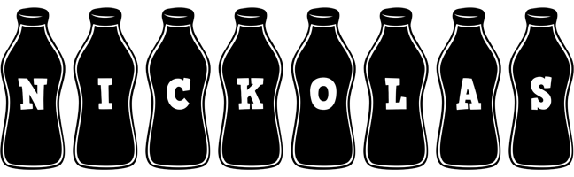 Nickolas bottle logo