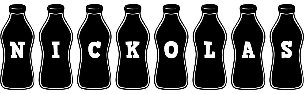Nickolas bottle logo