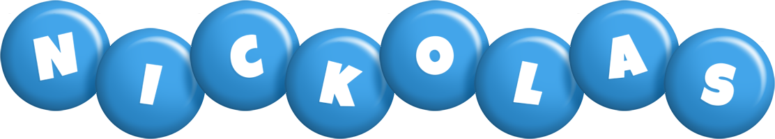 Nickolas candy-blue logo