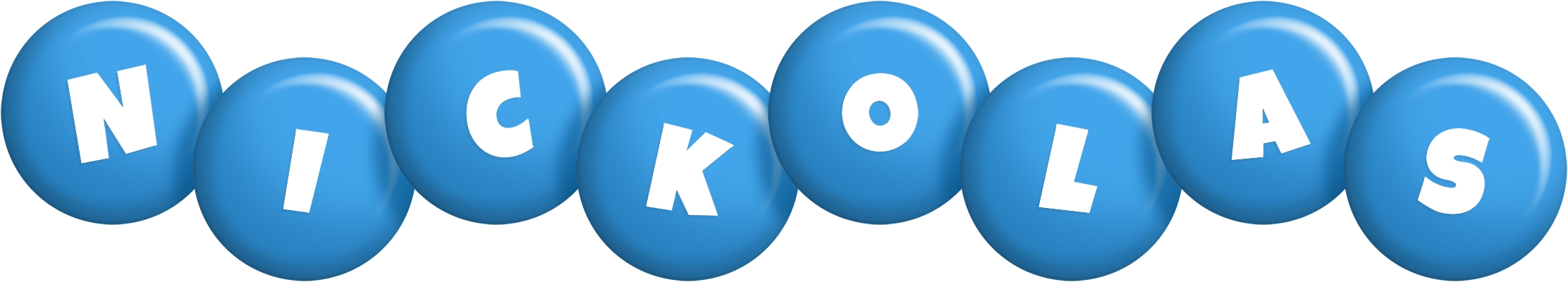 Nickolas candy-blue logo