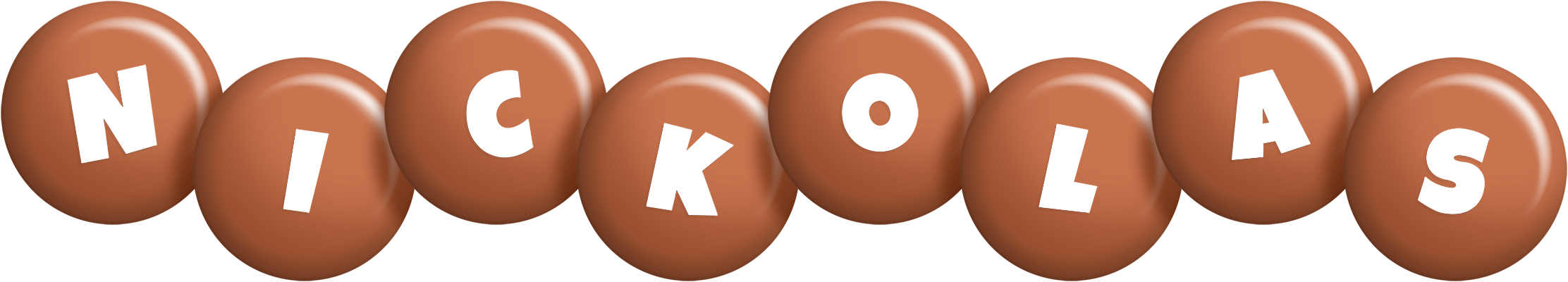 Nickolas candy-brown logo