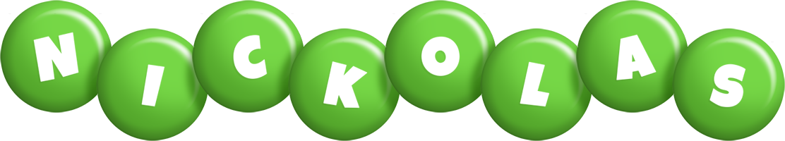 Nickolas candy-green logo