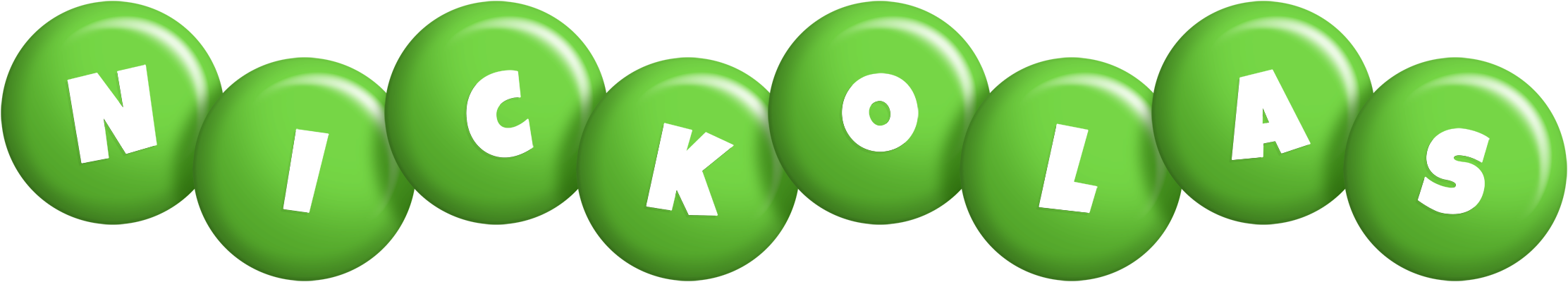 Nickolas candy-green logo