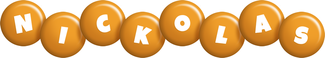 Nickolas candy-orange logo